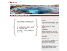 Tablet Screenshot of inetis.com